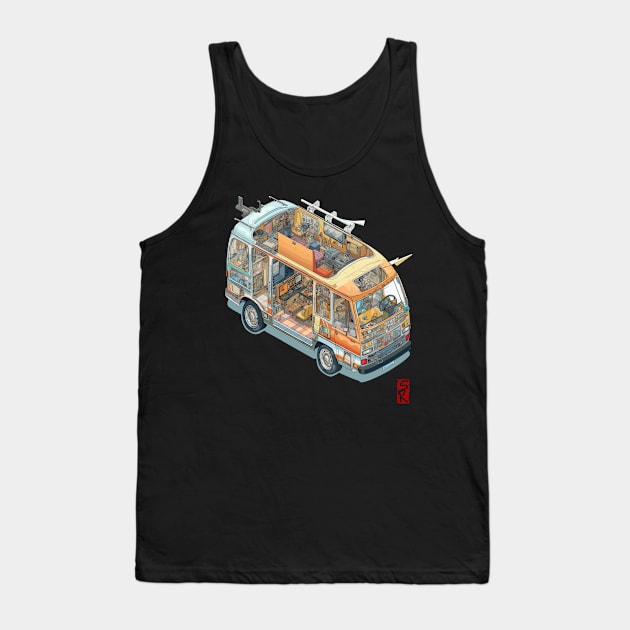 Isometric van Tank Top by siriusreno